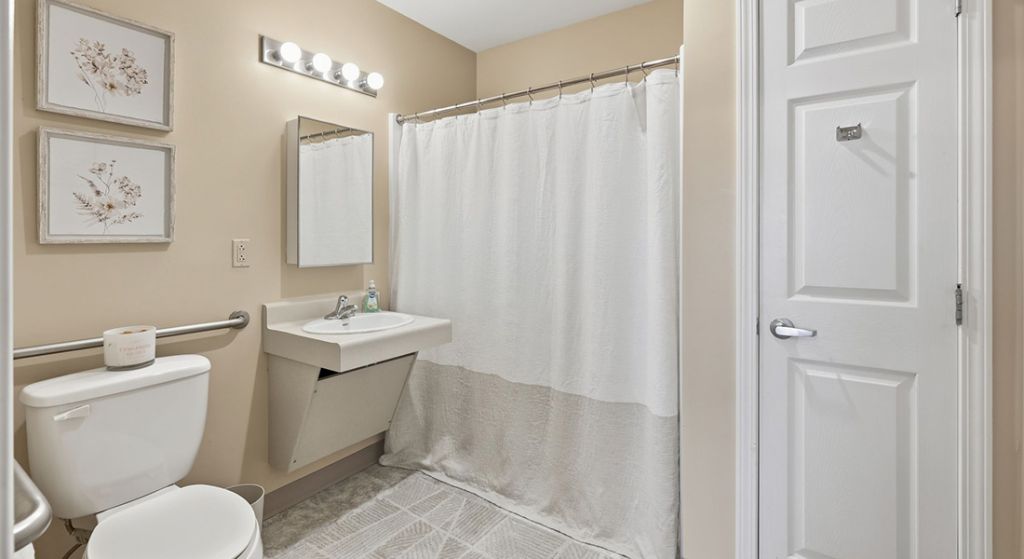 Amherst Senior Apartments bathroom