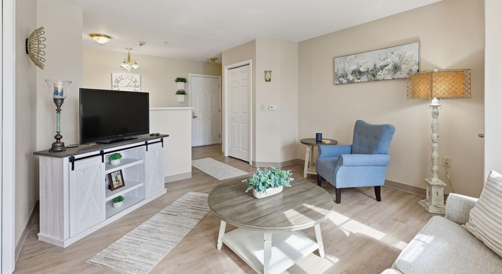 Amherst Senior Apartments living room