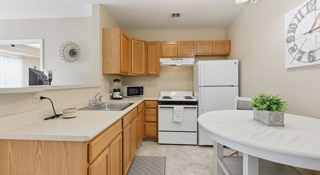 Amherst Senior Apartments kitchen