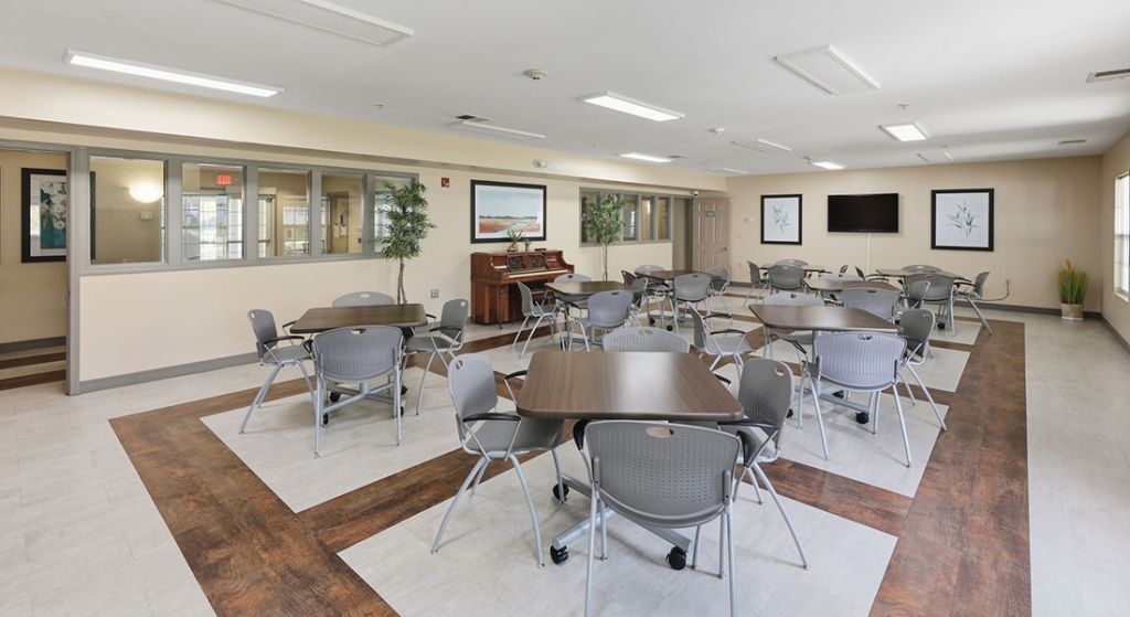 Amherst Senior Apartments community room