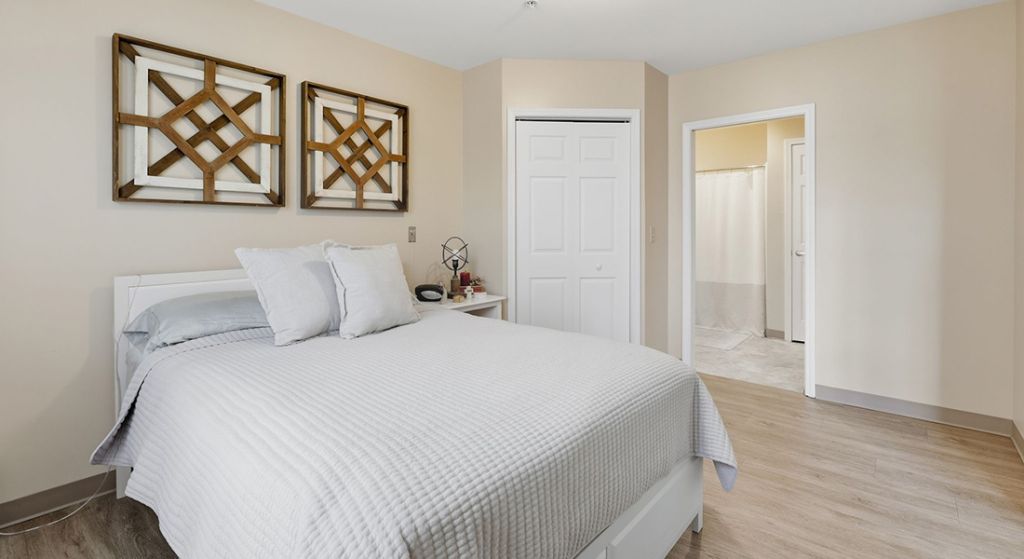 Amherst Senior Apartments bedroom