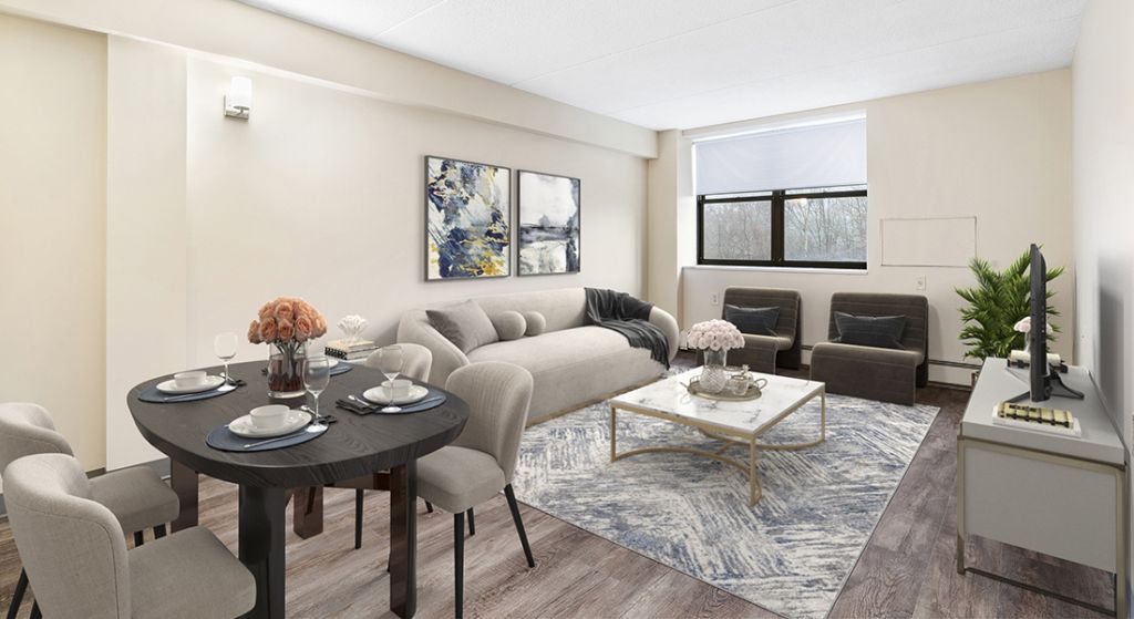 Hackettstown Senior Apartments living room