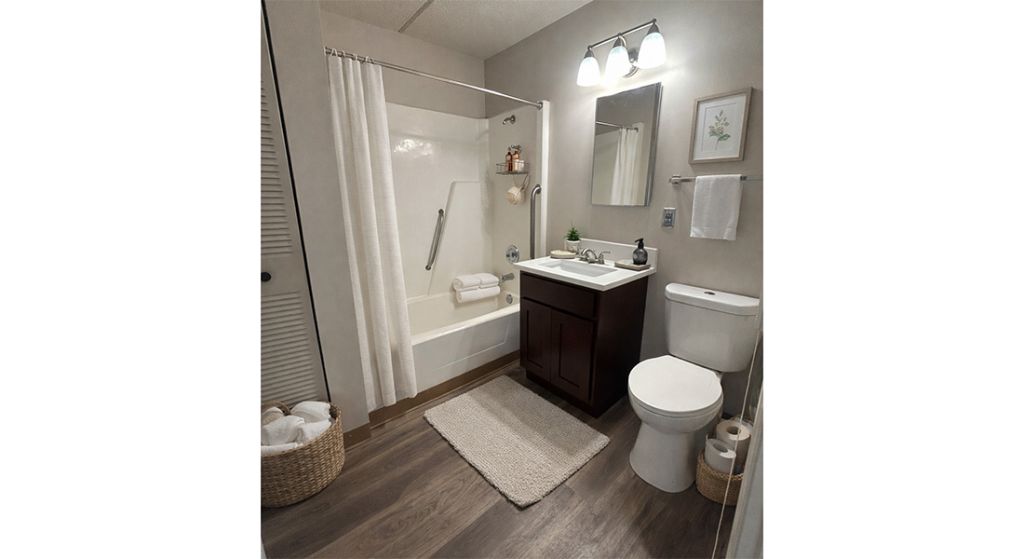 Silvertree Seniors Chattanooga bathroom
