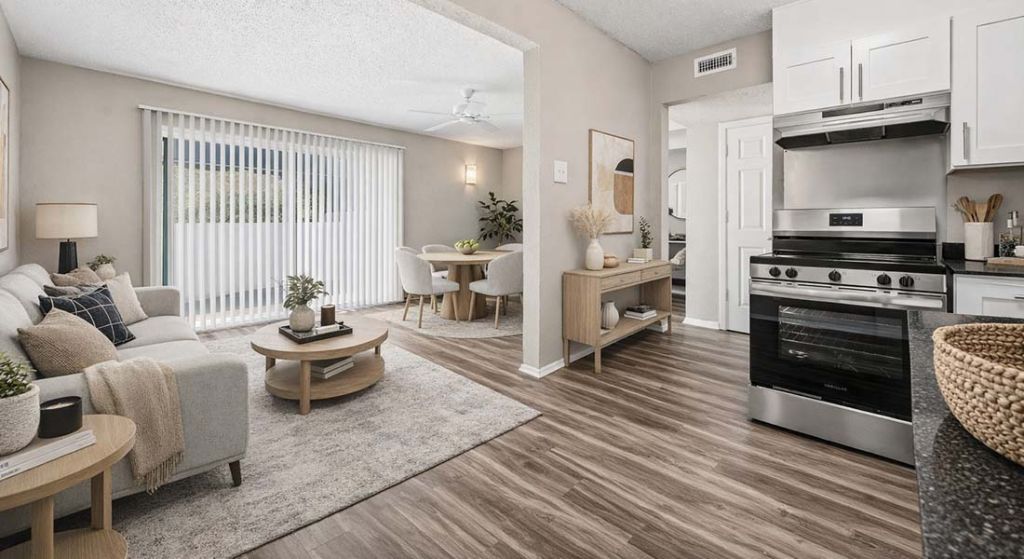 Travis Park Apartments living room