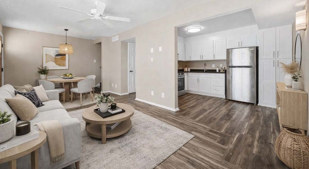 Travis Park Apartments living room