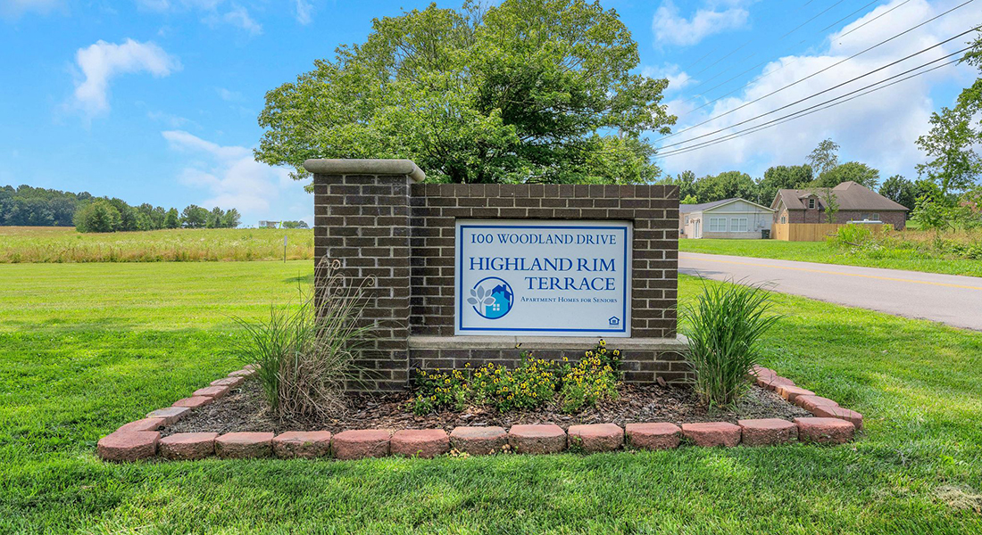 Highland Rim Terrace exterior sign