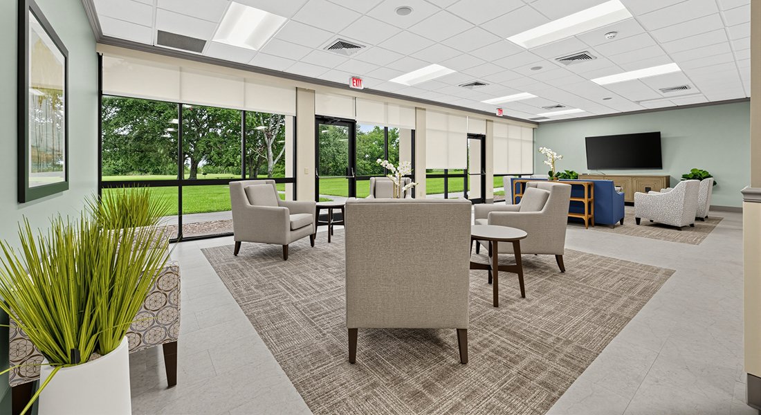 St. Mark's Towers lounge