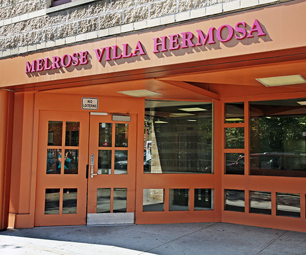 Melrose Villa Hermosa entry doors