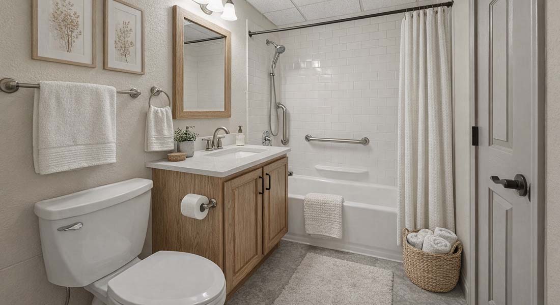 Battlefield Tower bathroom