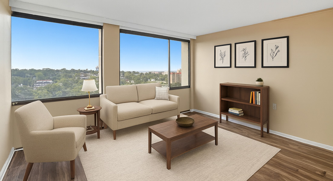 Christopher Towers living room