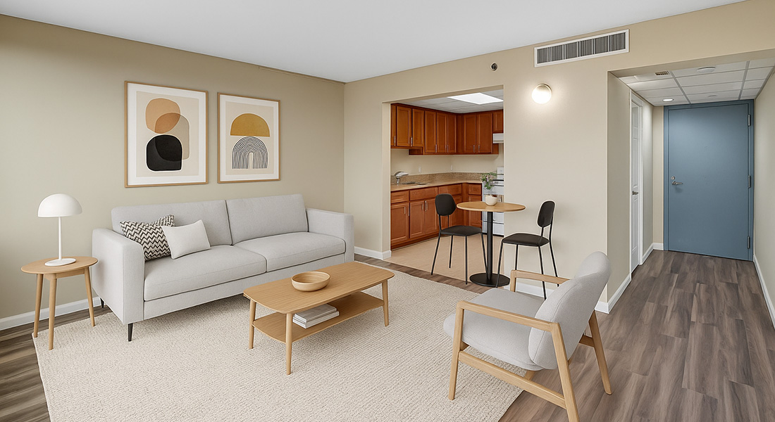 Christopher Towers living room