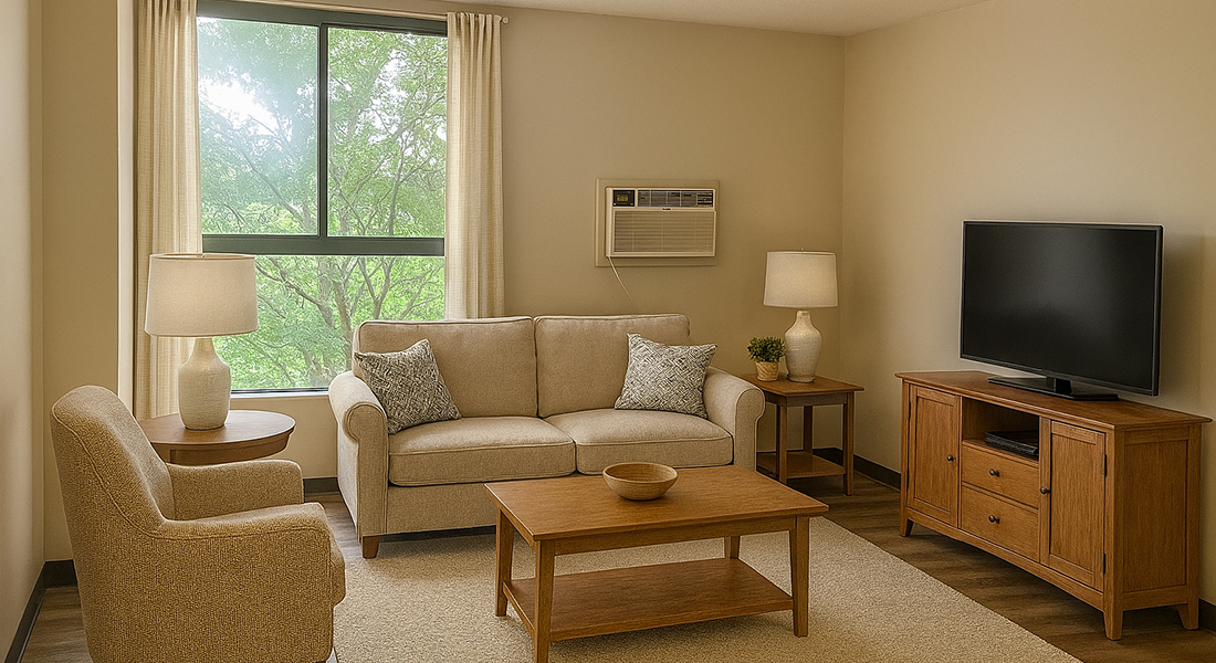 Riverbend Terrace living room