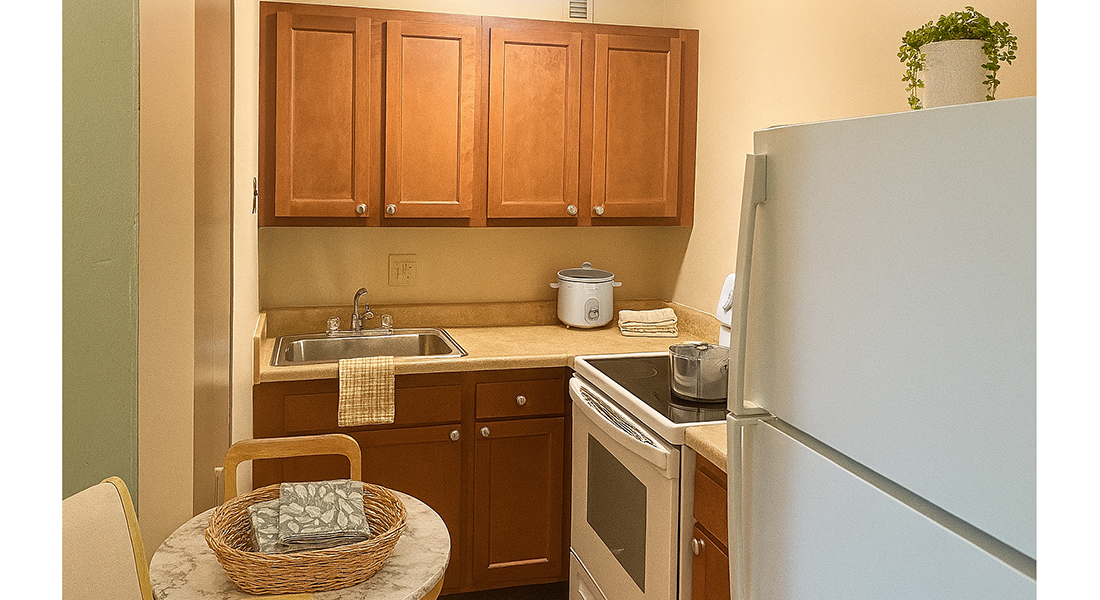 Riverbend Terrace kitchen